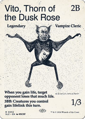 Vito, Thorn of the Dusk Rose (0052) [Secret Lair x MSCHF: The Zeta Set]
