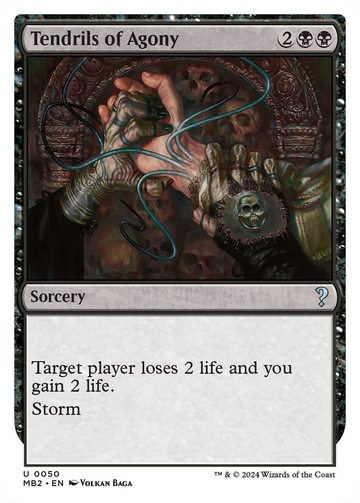 Tendrils of Agony (White Border) [Mystery Booster 2]