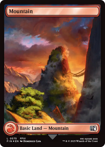 Mountain (0575) (Surge Foil) [FINAL FANTASY]