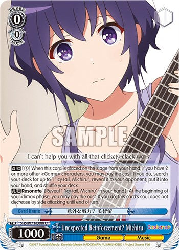 Unexpected Reinforcement? Michiru [Saekano How to Raise a Boring Girlfriend. flat]