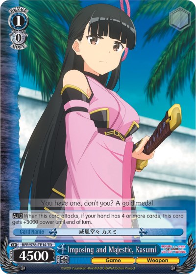 Imposing and Majestic, Kasumi (BFR/S78-TE14 TD) [BOFURI: I Don't Want to Get Hurt, so I'll Max Out My Defense]