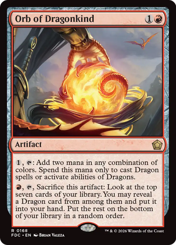 Orb of Dragonkind [Foundations Commander]