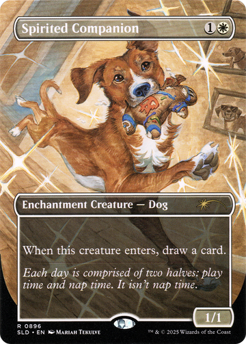 Spirited Companion (0896) (Rainbow Foil) [Secret Lair Drop Series]