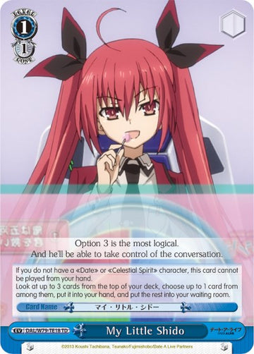 My Little Shido (DAL/W79-TE18 TD) (Blue) [Date A Live]