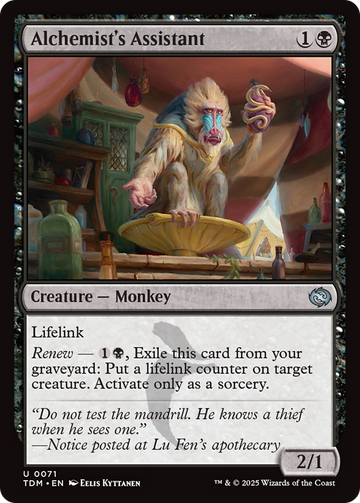 Alchemist's Assistant [Tarkir: Dragonstorm]