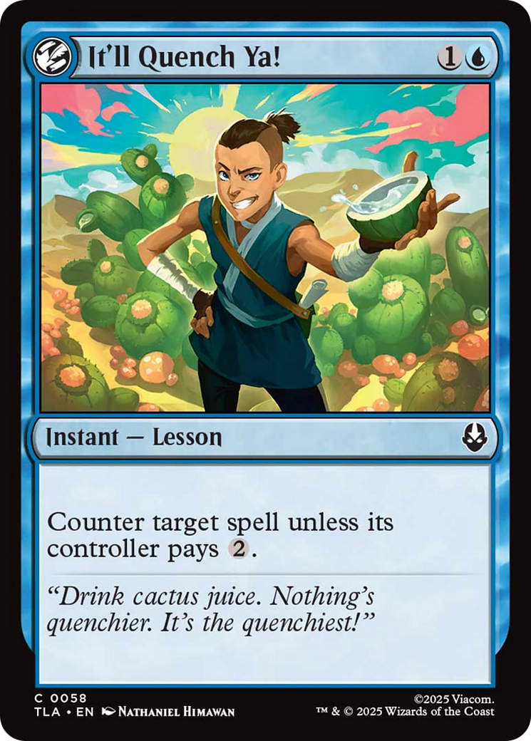It'll Quench Ya! [Avatar: The Last Airbender]