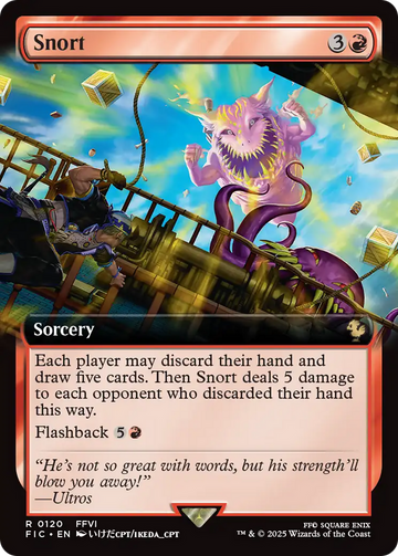 Snort (Extended Art) [FINAL FANTASY Commander]