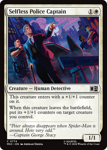 Selfless Police Captain [Marvel Super Heroes Commander]