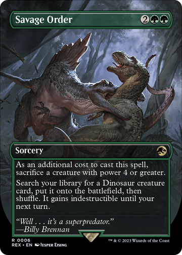 Savage Order (Borderless) [Jurassic World Collection]