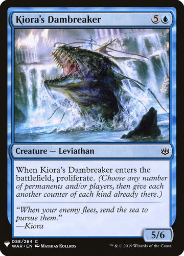 Kiora's Dambreaker [Mystery Booster]