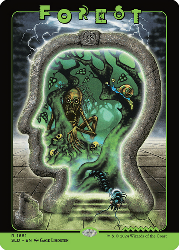 Forest (1651) (Rainbow Foil) [Secret Lair Drop Series]