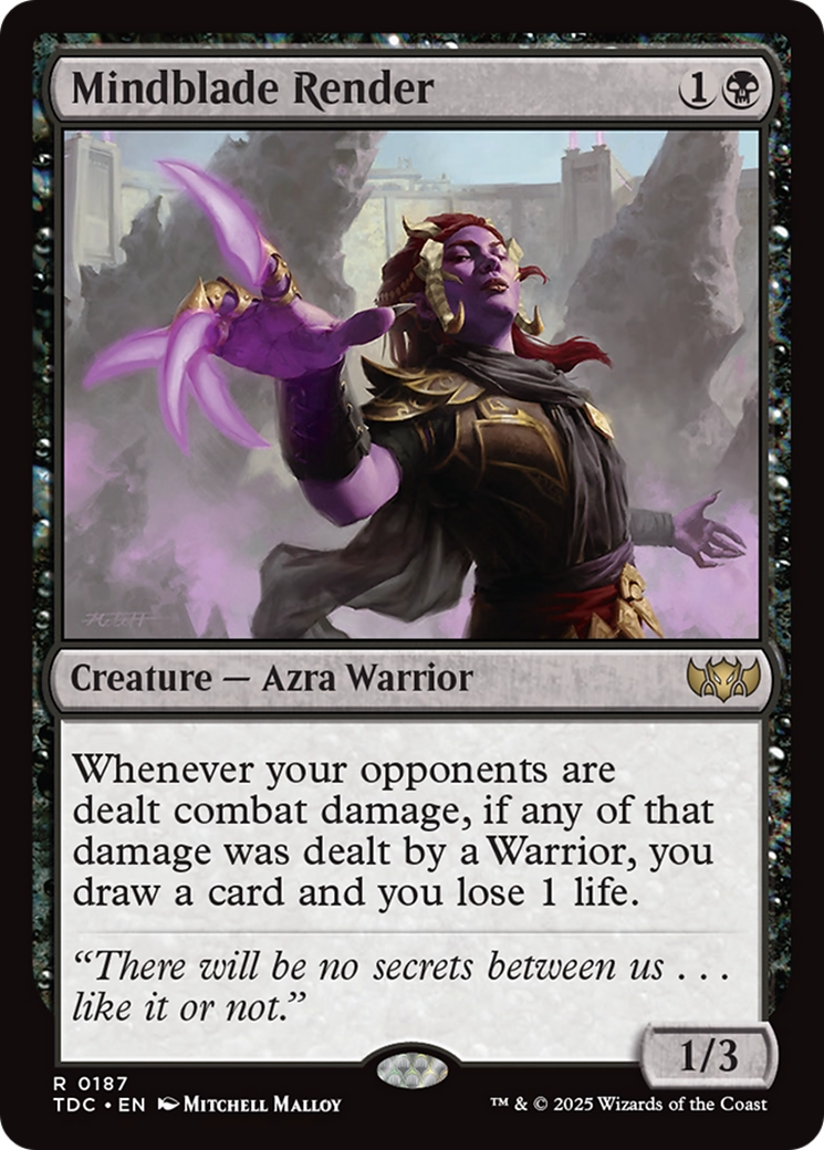 Mindblade Render [Tarkir: Dragonstorm Commander]