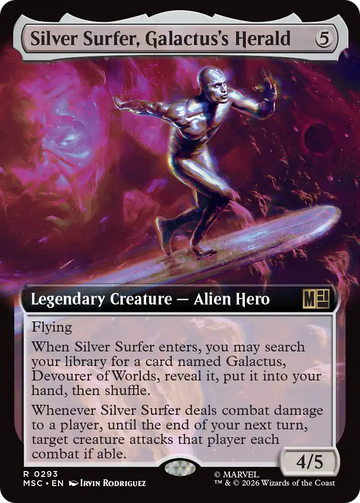 Silver Surfer, Galactus's Herald (Extended Art) [Marvel Super Heroes Commander]