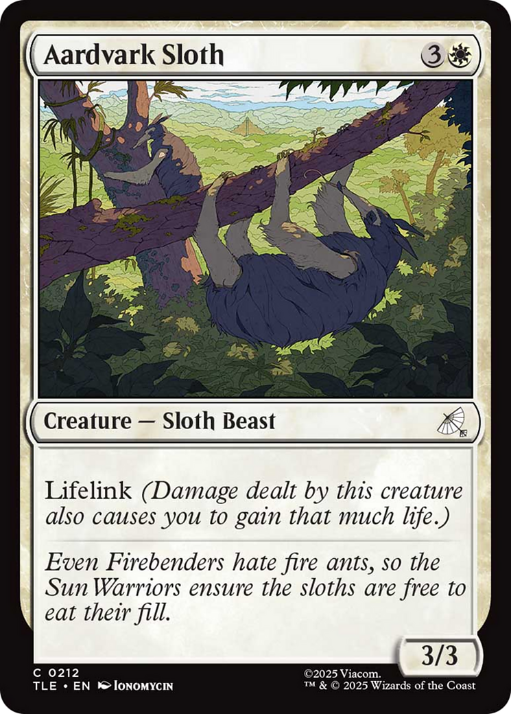 Aardvark Sloth [Avatar: The Last Airbender: Eternal-Legal]