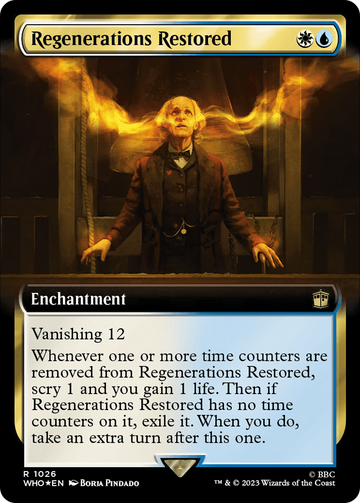 Regenerations Restored (Extended Art) (Surge Foil) [Doctor Who]