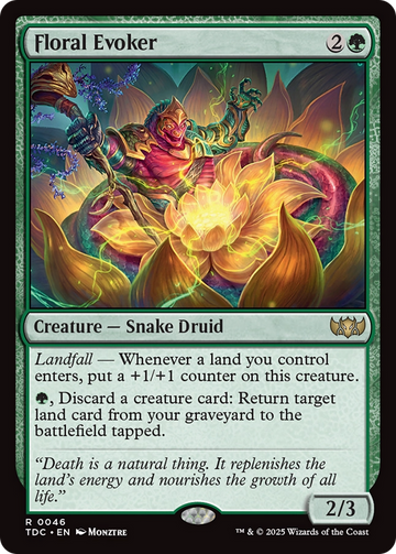 Floral Evoker [Tarkir: Dragonstorm Commander]