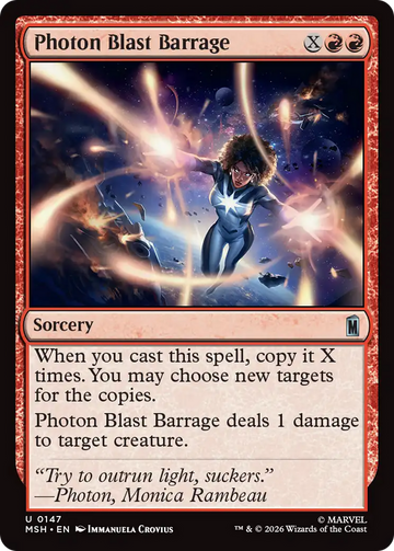 Photon Blast Barrage [Marvel Super Heroes]