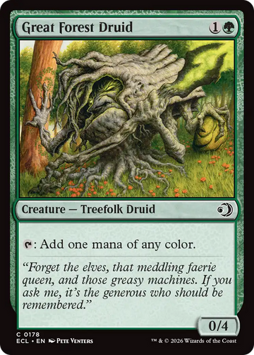 Great Forest Druid [Lorwyn Eclipsed]