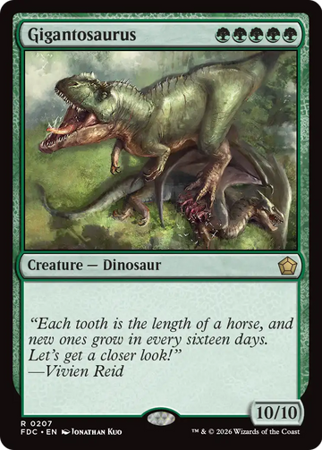 Gigantosaurus [Foundations Commander]