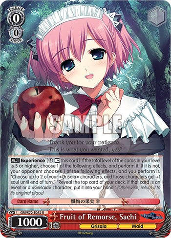 Fruit of Remorse, Sachi [The Fruit of Grisaia]
