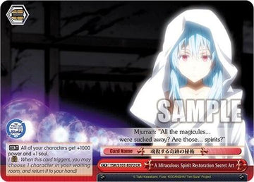 A Miraculous Spirit Restoration Secret Art [That Time I Got Reincarnated as a Slime Vol.3]