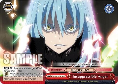Insuppressible Anger [That Time I Got Reincarnated as a Slime Vol.3]