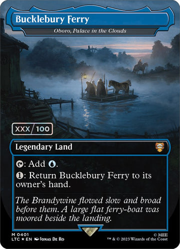 Bucklebury Ferry - Oboro, Palace in the Clouds (Borderless) (Serialized) [The Lord of the Rings: Tales of Middle-Earth Commander]