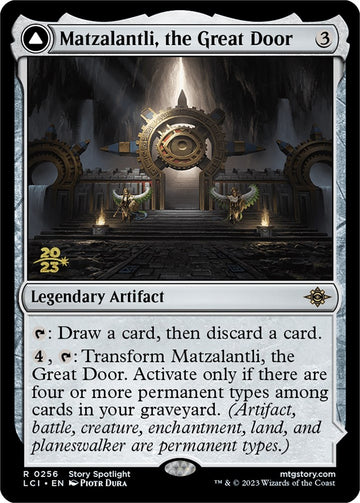 Matzalantli, the Great Door // The Core [The Lost Caverns of Ixalan Prerelease Cards]