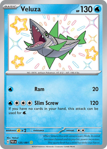 Veluza (125/091) [Scarlet & Violet: Paldean Fates]