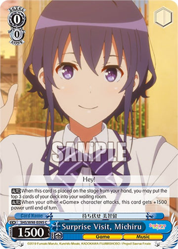 Surprise Visit, Michiru (SHS/W98-E095 C) [Saekano the Movie: Finale]
