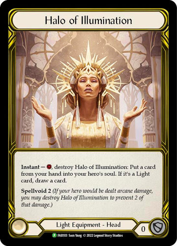Halo of Illumination (Golden) [FAB103] (Promo)  Cold Foil