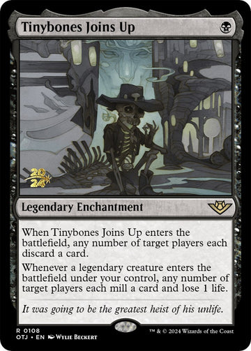 Tinybones Joins Up [Outlaws of Thunder Junction Prerelease Promos]