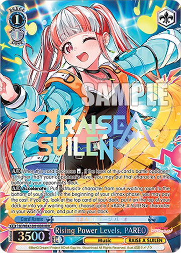 Rising Power Levels, PAREO (BD/WE42-E091BDR BDR) [BanG Dream! Girls Band Party! Countdown Collection]
