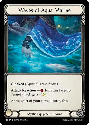 Waves of Aqua Marine [ZEN005] (Part the Mistveil Zen Blitz Deck)