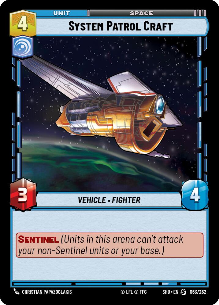 System Patrol Craft (063/262) (063/262) [Shadows of the Galaxy]