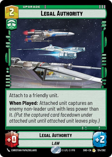 Legal Authority (124/262) (124/262) [Shadows of the Galaxy]
