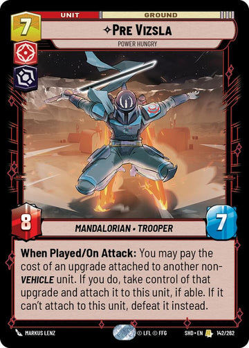 Pre Vizsla - Power Hungry (142/262) (142/262) [Shadows of the Galaxy]