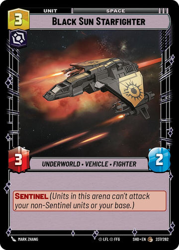 Black Sun Starfighter (237/262) (237/262) [Shadows of the Galaxy]