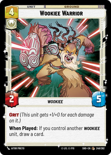 Wookiee Warrior (249/262) (249/262) [Shadows of the Galaxy]