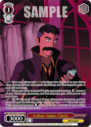 Arthur: Inner Circle (RWBY/WXE01-32OFR OFR) [RWBY: Premium Booster]