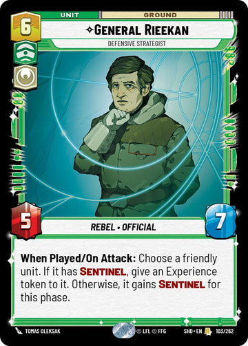 General Rieekan - Defensive Strategist (103/262) (103/262) [Shadows of the Galaxy]
