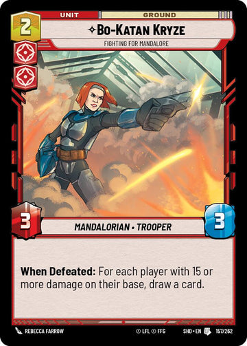 Bo-Katan Kryze - Fighting For Mandalore (157/262) (157/262) [Shadows of the Galaxy]