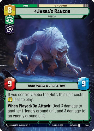 Jabba's Rancor - Pateesa (360) (Hyperspace) (360) [Shadows of the Galaxy]