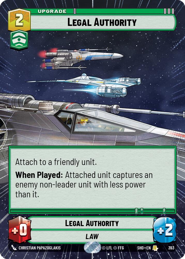 Legal Authority (393) (Hyperspace) (393) [Shadows of the Galaxy]