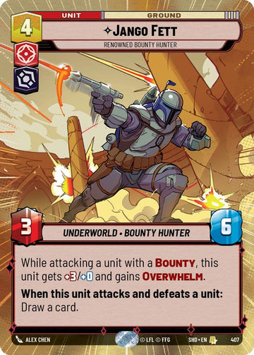 Jango Fett - Renowned Bounty Hunter (407) (Hyperspace) (407) [Shadows of the Galaxy]