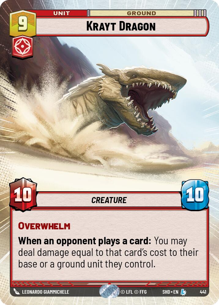 Krayt Dragon (441) (Hyperspace) (441) [Shadows of the Galaxy]