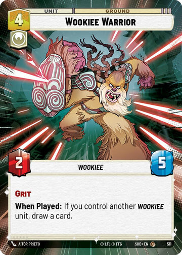 Wookiee Warrior (511) (Hyperspace) (511) [Shadows of the Galaxy]
