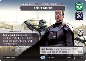 Moff Gideon - Formidable Commander (269) (Showcase) (269) [Shadows of the Galaxy]