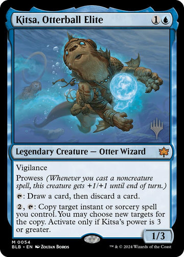 Kitsa, Otterball Elite (Promo Pack) [Bloomburrow Promos]