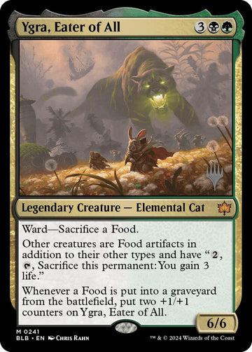 Ygra, Eater of All (Promo Pack) [Bloomburrow Promos]